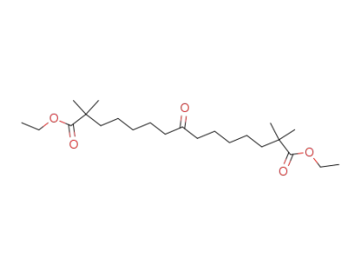 2,2,14,14-tetramethyl-8-oxopentadecanedioic acid diethyl ester