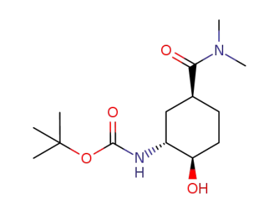 (1S,3R,4R)-3-[(tert-butoxycarbonyl)amino]-4-hydroxy-N,N-dimethylcyclohexanecarboxamide