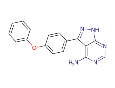 3-(4-phenoxyphenyl)-1H-pyrazolo[3,4-d]pyrimidin-4-amine