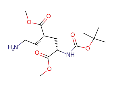 (2S,4S)-2-(2-Amino-ethyl)-4-tert-butoxycarbonylamino-pentanedioic acid dimethyl ester