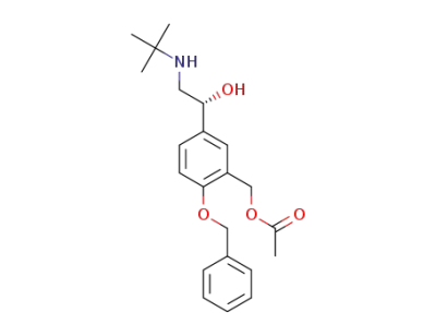 (R)-1-[4-benzyloxy-3-acetoxymethylphenyl]-2-tert-butylaminoethanol