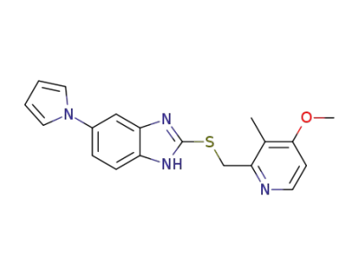 2-(((4-methoxy-3-methylpyridin-2-yl)methyl)thio)-5-(1H-pyrrol-1-yl)-1H-benzo[d]imidazole