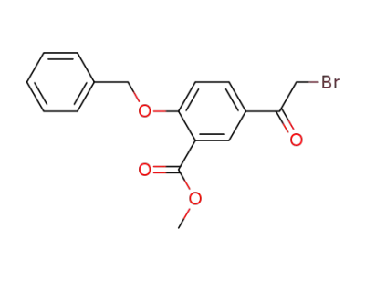 2-benzyloxy-5-(2-bromoacetyl)benzoic acid methyl ester