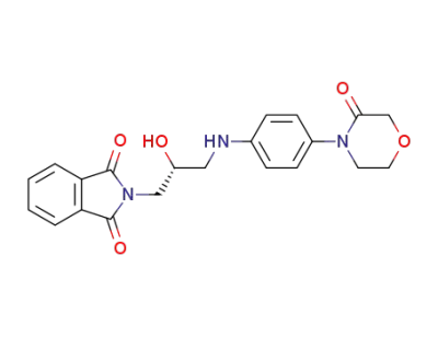 2-((2S)-2-hydroxy-3-{[4-(3-oxomorpholin-4-yl)phenyl]amino}propyl)-1H-isoindole-1,3(2H)-dione