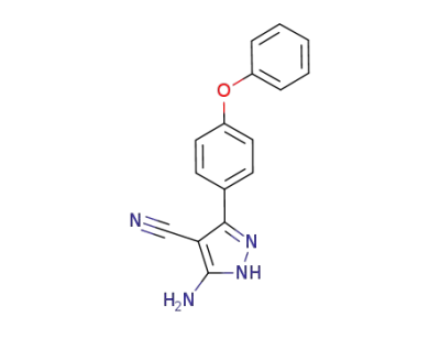 5-amino-3-(4-phenoxyphenyl)-1H-pyrazole-4-carbonitrile