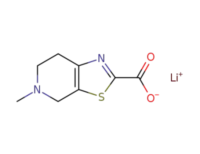 6-methyl-4,5,6,7-tetrahydrothiazolo[5,4-c]pyridine-2-carboxylic acid lithium salt