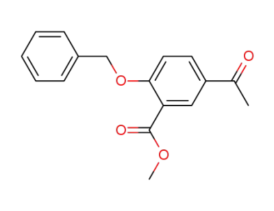 5-acetyl-2-benzyloxybenzoic acid methyl ester